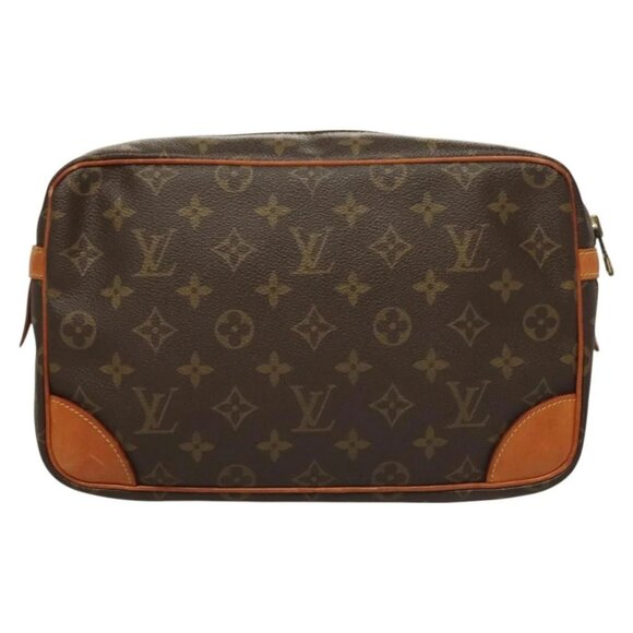 LOUIS VUITTON Monogram Compiegne 28 Clutch Bag M51845 LV Auth 128343 - Picture 2 of 16